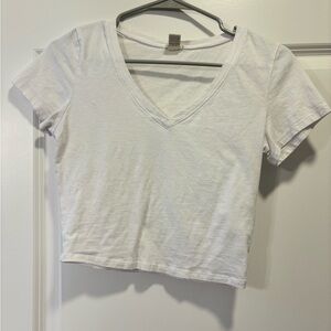 Bozzolo Basic White Crop top